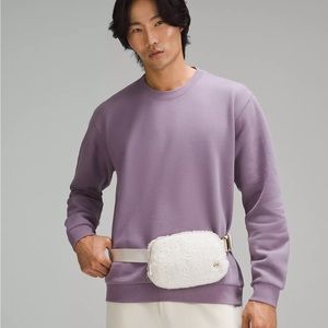Lululemon Fleece Everywhere Belt Bag 1L- White Opal/Gold